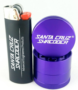 SANTA CRUZ SHREDDER SMALL 4 PIECE GRINDER - Purple