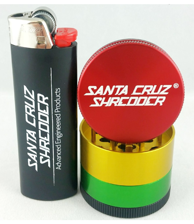 SANTA CRUZ SHREDDER SMALL 4 PIECE GRINDER - Rasta