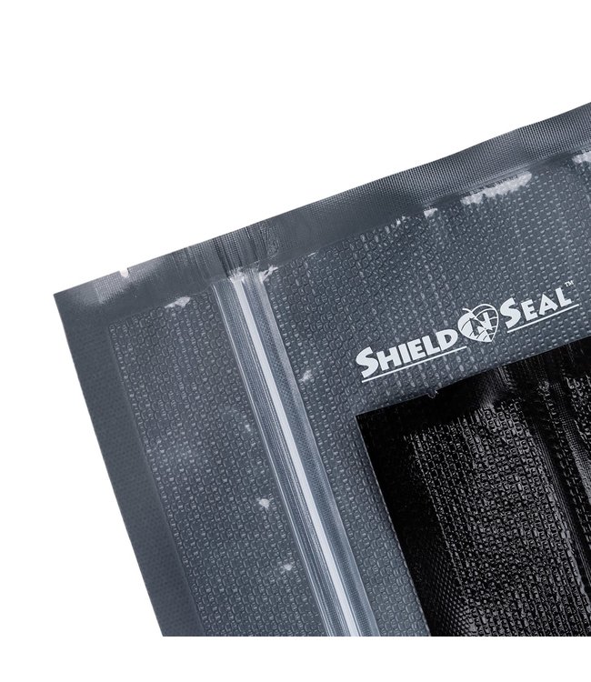 Shield N Seal Shield N Seal - Black and Clear 8” x 12” 50 Zipper Bags