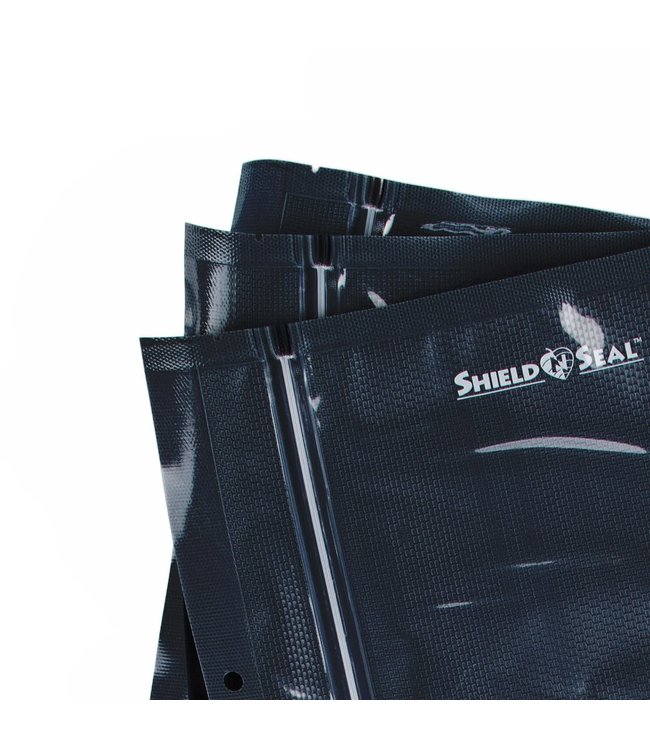 Shield N Seal Shield N Seal - Black and Clear 5” x 8” 50 Zipper Bags