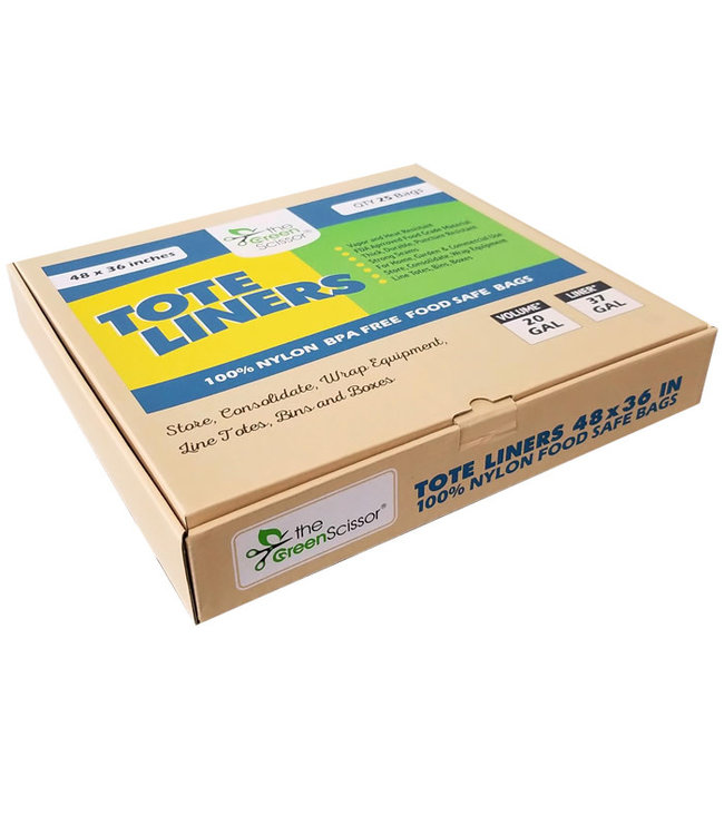 The Green Scissor Tote Liners - 48 x 36 in – 25 pk