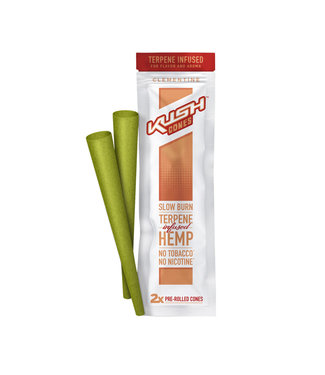 Kush Cones Terpene Infused Hemp Cones - Clementine | 2pk | Individual