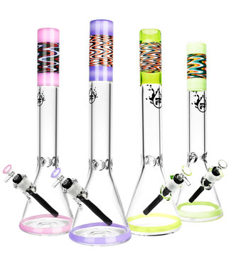 Pulsar Pulsar Black Downstem Water Pipe | 18" | 14mm F | Colors Vary