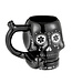 Roast & Toast Ceramic Pipe Mug | 15oz | Sugar Skull - Black