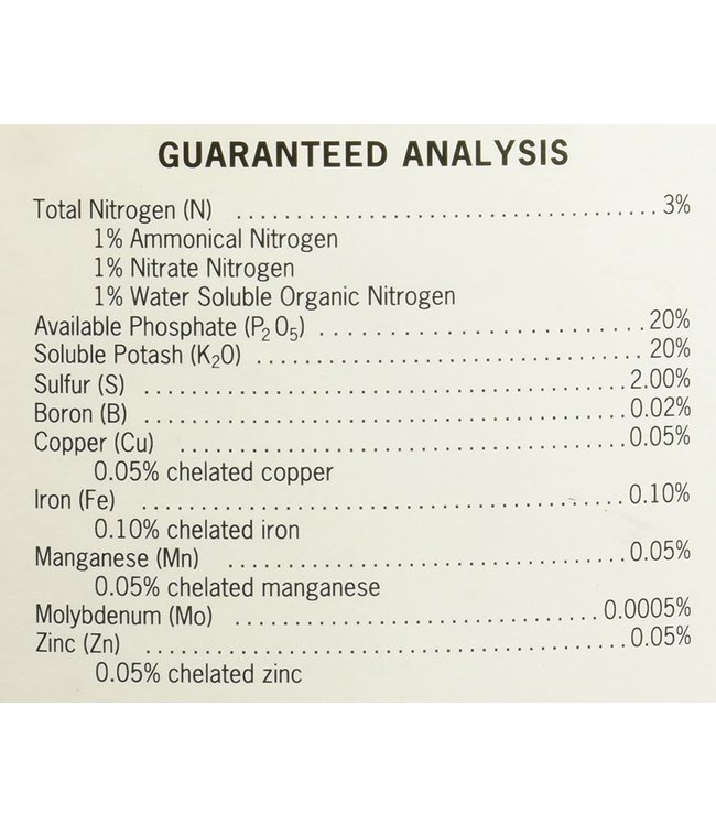 Maxsea Maxsea Bloom Plant Food 1.5 lb (3-20-20)