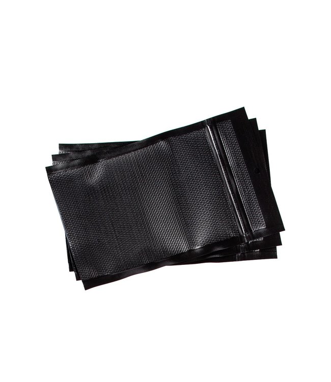 Shield N Seal Shield N Seal - Black Both Sides 5” x 8” 50 Zipper Bags