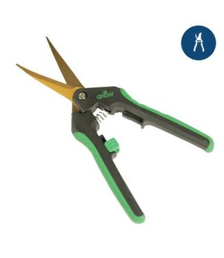 Grow1 Titanium Trimming Shears, Curved Blade