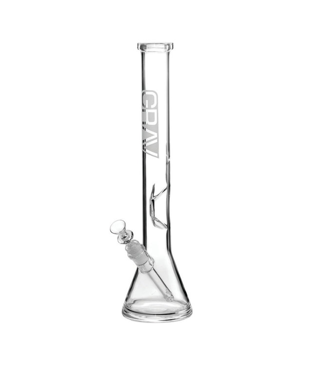 Grav Labs Beaker Water Pipe - 44mm/16" - Colors Vary