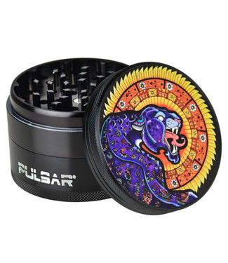 Pulsar Pulsar Artist Series Grinder - Psychedelic Jaguar/4pc/2.5"