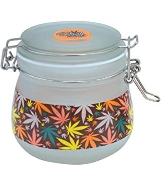 Fujima Dank Tank Multicolor Hemp Frosted Glass Jar | 500ml