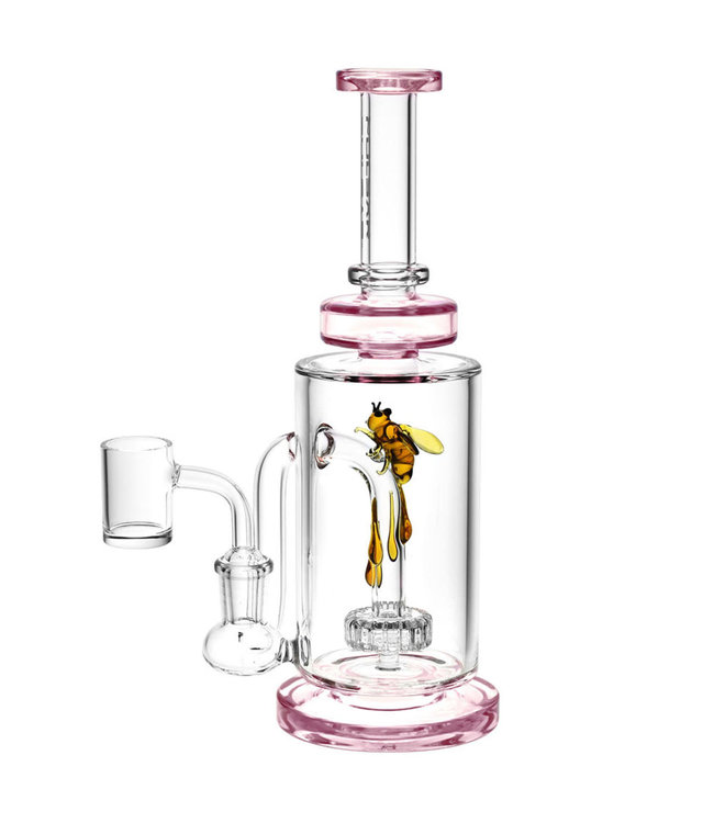 Pulsar Drop Down Bee Dab Rig | 14mm F | 8.75" | Colors Vary