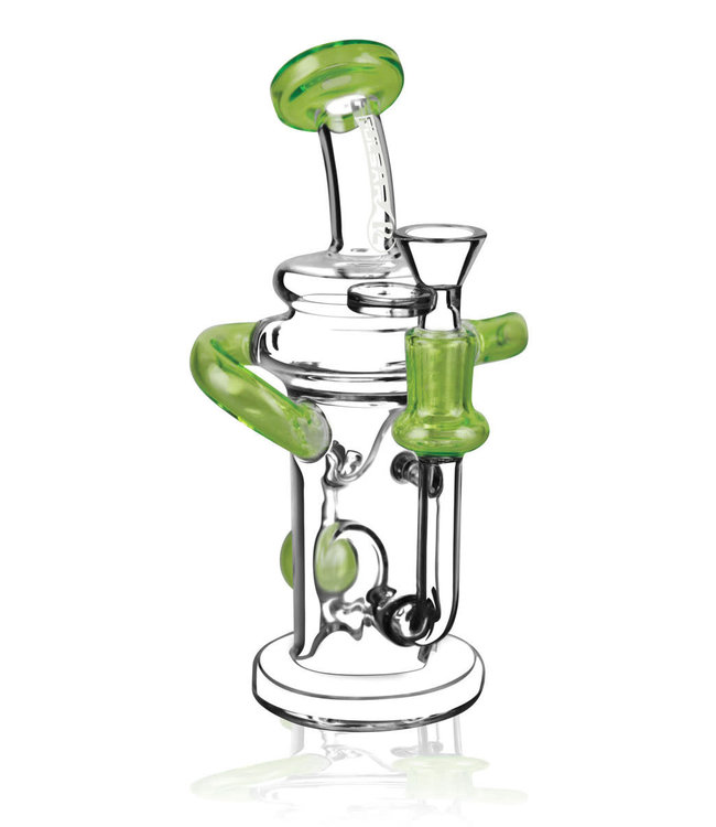 Pulsar Pulsar Ball Recycler Water Pipe - 7.5" / 14mm F / Colors Vary