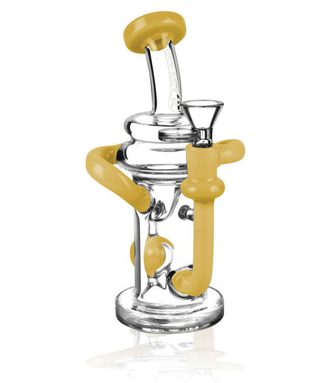 Pulsar Pulsar Ball Recycler Water Pipe - 7.5" / 14mm F / Colors Vary