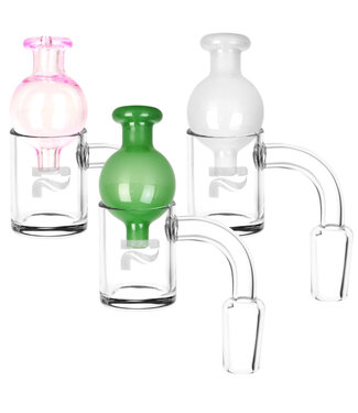 Pulsar Pulsar Quartz Banger & Ball Carb Cap Set- 14mm M/90D/Colors Vary