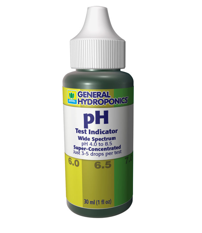 General Hydroponics GH pH Test Kit 1 oz (24/Cs)