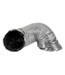 Ideal-Air Supreme Silver / Black Ducting 12 in x 25 ft