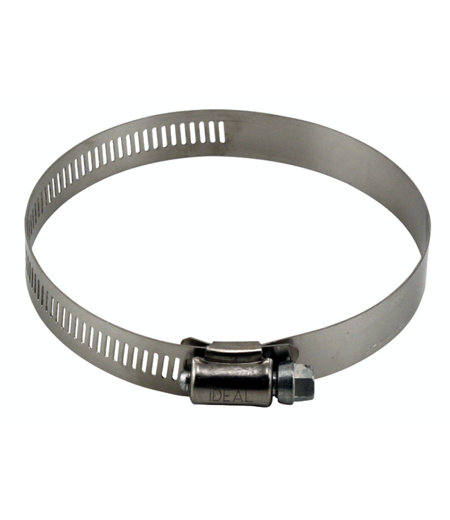 Ideal-Air Stainless Steel Hose Clamps 2/Pack 4 in