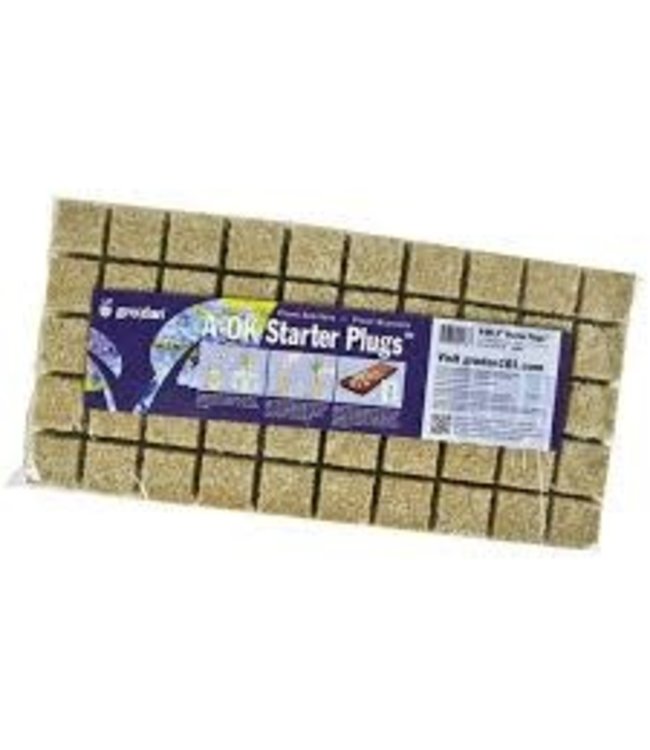 Individual Grodan A-OK 50/40 2 in x 2 in Plugs (50/Sheet)