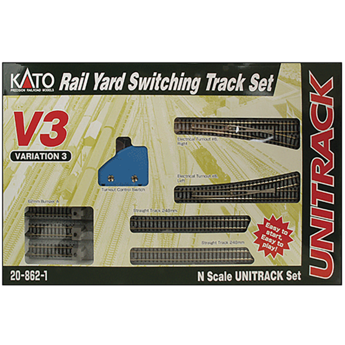 N V3 Rail Yard Switching Track Set