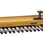 75' Piggyback Flatcar - Ready to Run -- Trailer-Train TTX #470534 (yellow, black)