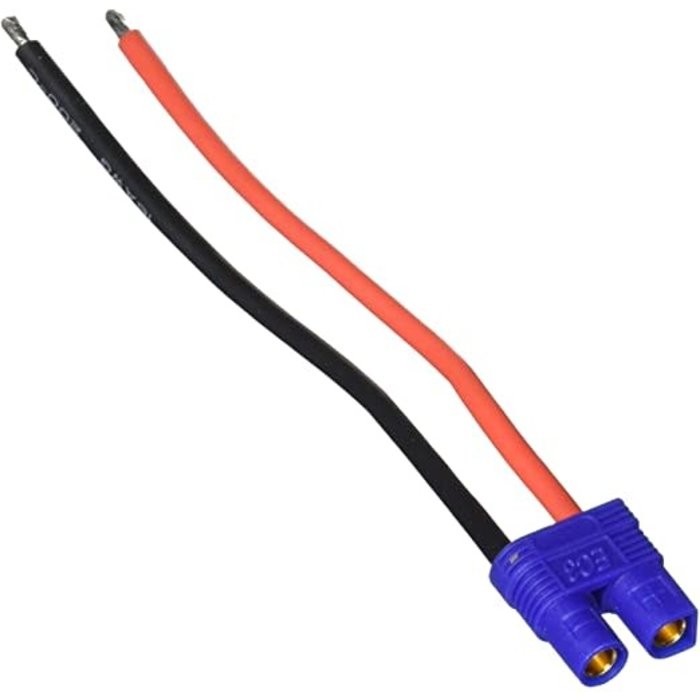 EC3 Battery Connector with 4" Wire, 16AWG