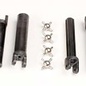 Half shafts, long truck (external-splined (2) & internal-splined (2)/ metal U-joints (4)
