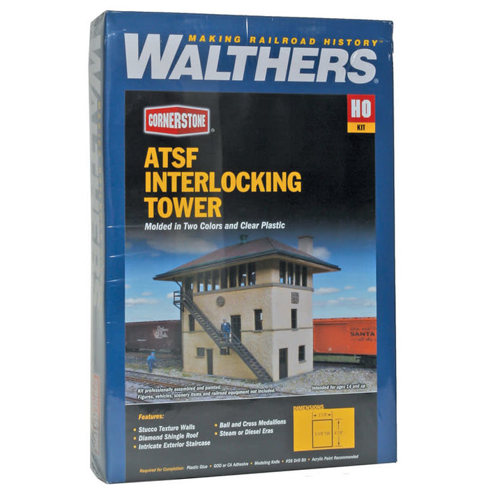 HO ATSF Interlocking Tower Kit