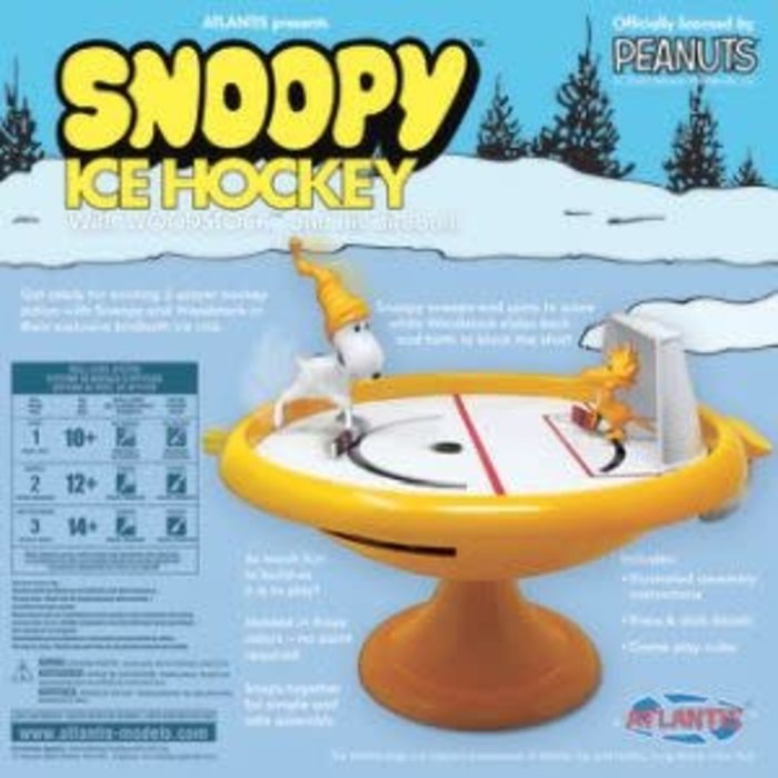 Snoopy Ice Hockey Game with Woodstock Snap