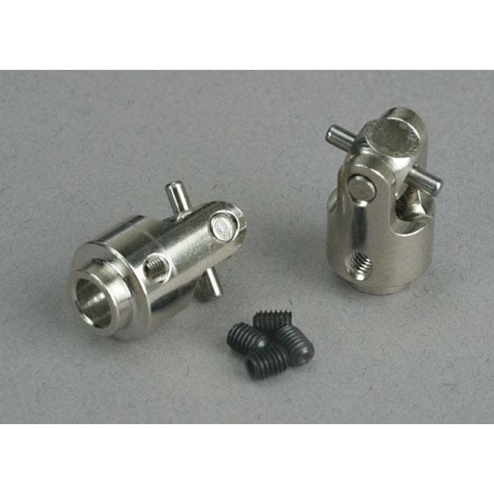 Differential output yokes, hardened steel (w/ U-joints) (2)