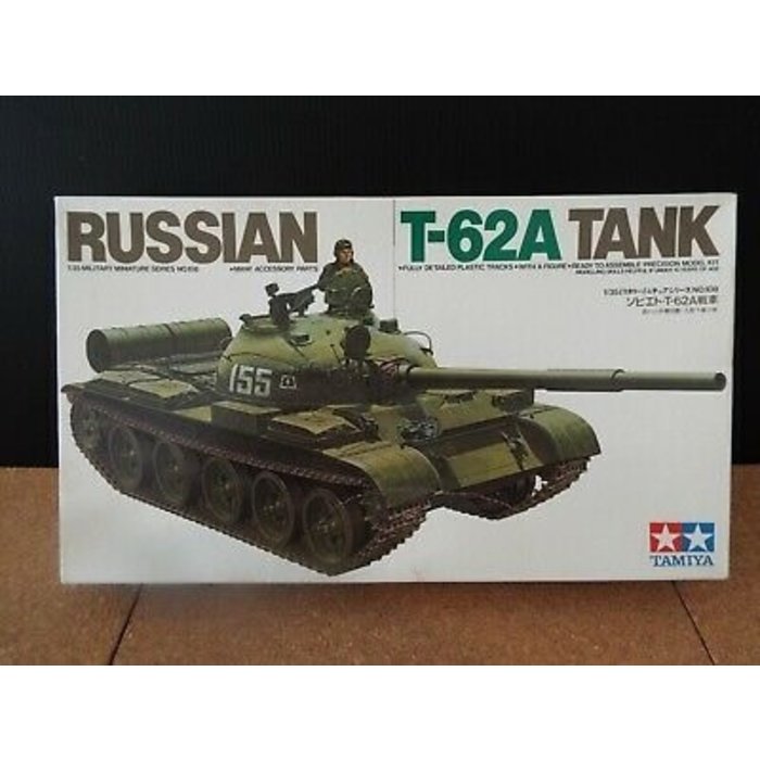 1:35 Russian T-62A Tank Plastic Model