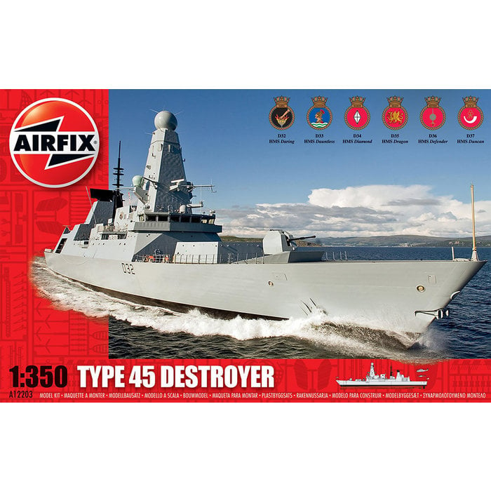1:350 Type 45 Destroyer Kit