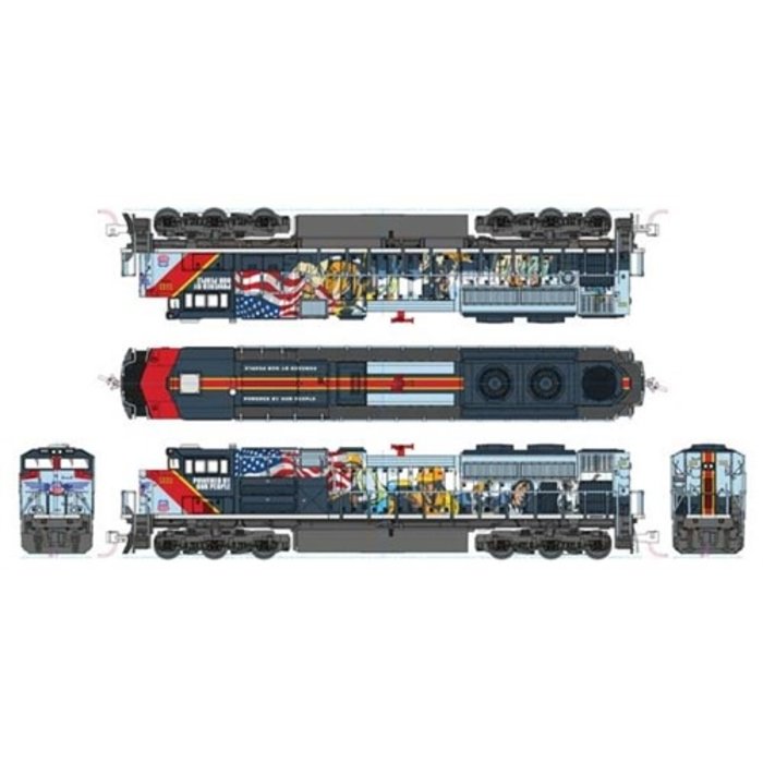 N SD70ACe Diesel UP #1111 Powered by Our People DCC/Sound
