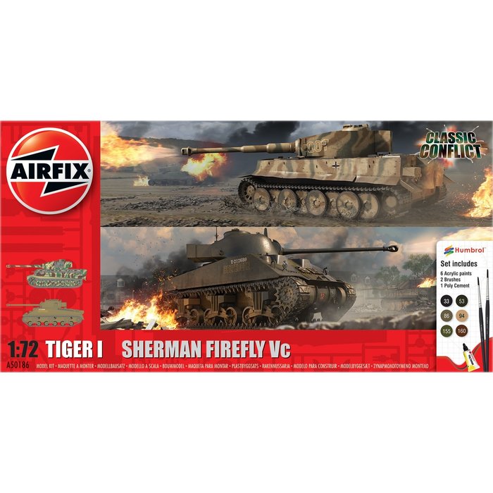 1:72 Classic Conflict Tiger 1 vs Sherman Firefly