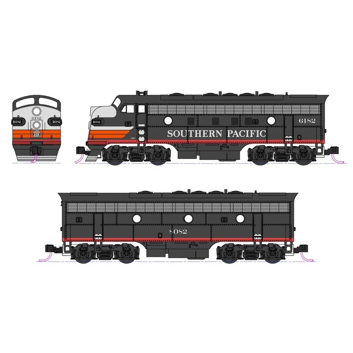 N F7 A/B Diesels SP #6182 & 8082 w/DCC
