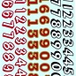 Race Car Numbers Decal