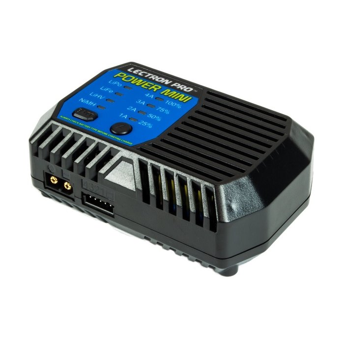 Power Pack #76  - POWER MINI Charger + 1 x 7.4V 5200mah 35C w/ XT60 + Gray Adapter
