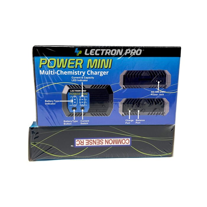 Power Pack #84 - POWER MINI Charger + 1 x 11.1V 5200mah 50C w/ XT60 + Gray Adapter