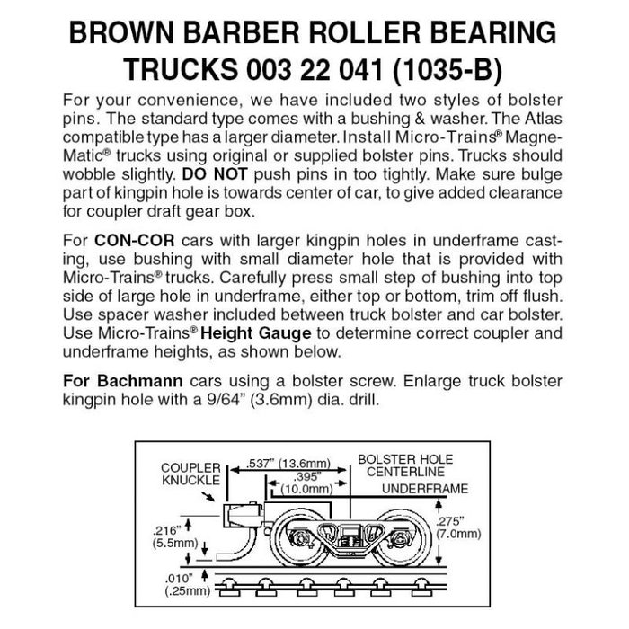 N Barber R/B short ext Brown