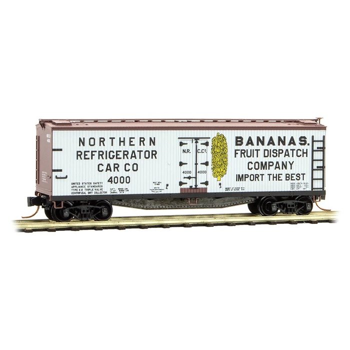 40' Double-Sheathed Wood Reefer Northern Refrigerator Car Company 4000