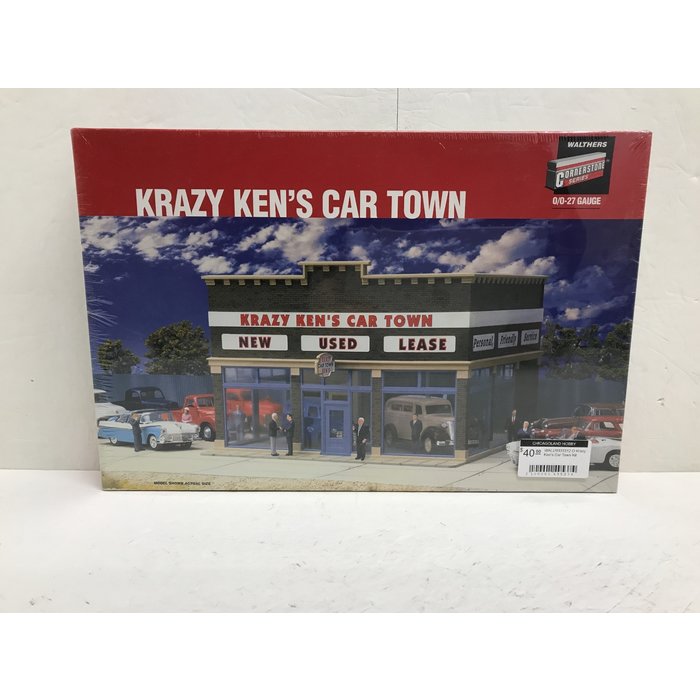Walthers 933-3312 O Krazy Ken's Car Town Kit