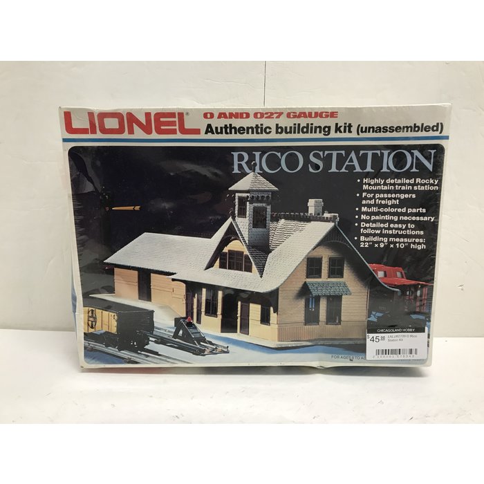 Lionel 6-2709 O Rico Station Kit (Sealed)