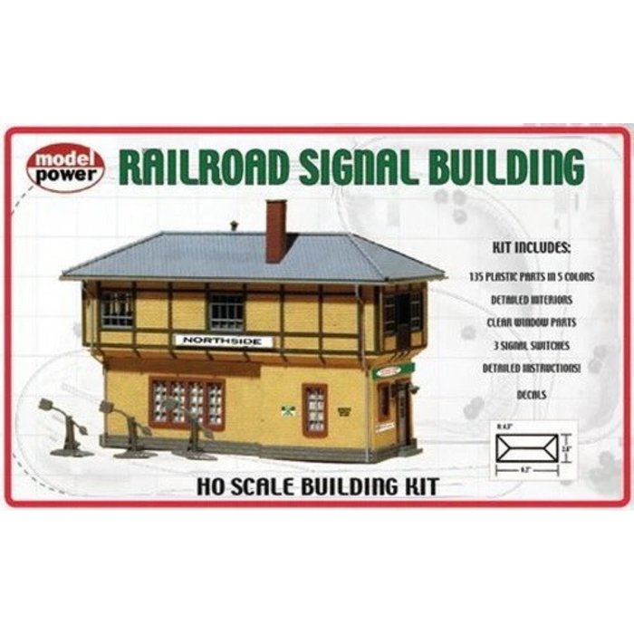 HO Railroad Signal Building Kit