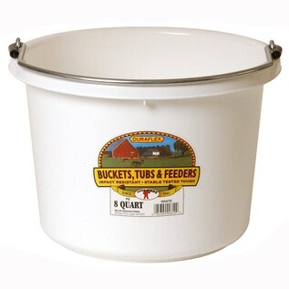 8 QT Bucket White