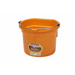 8 QT Flatback Bucket Orange