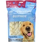 Pet Factory Beef Hide 7in Braided Sticks - 2pk