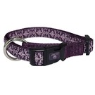 Dog Collar 12-18" Purple Pink Design