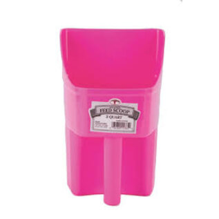 Enclosed Feed Scoop Hot Pink 3Qt
