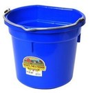 20 QT Flat Back Bucket Royal