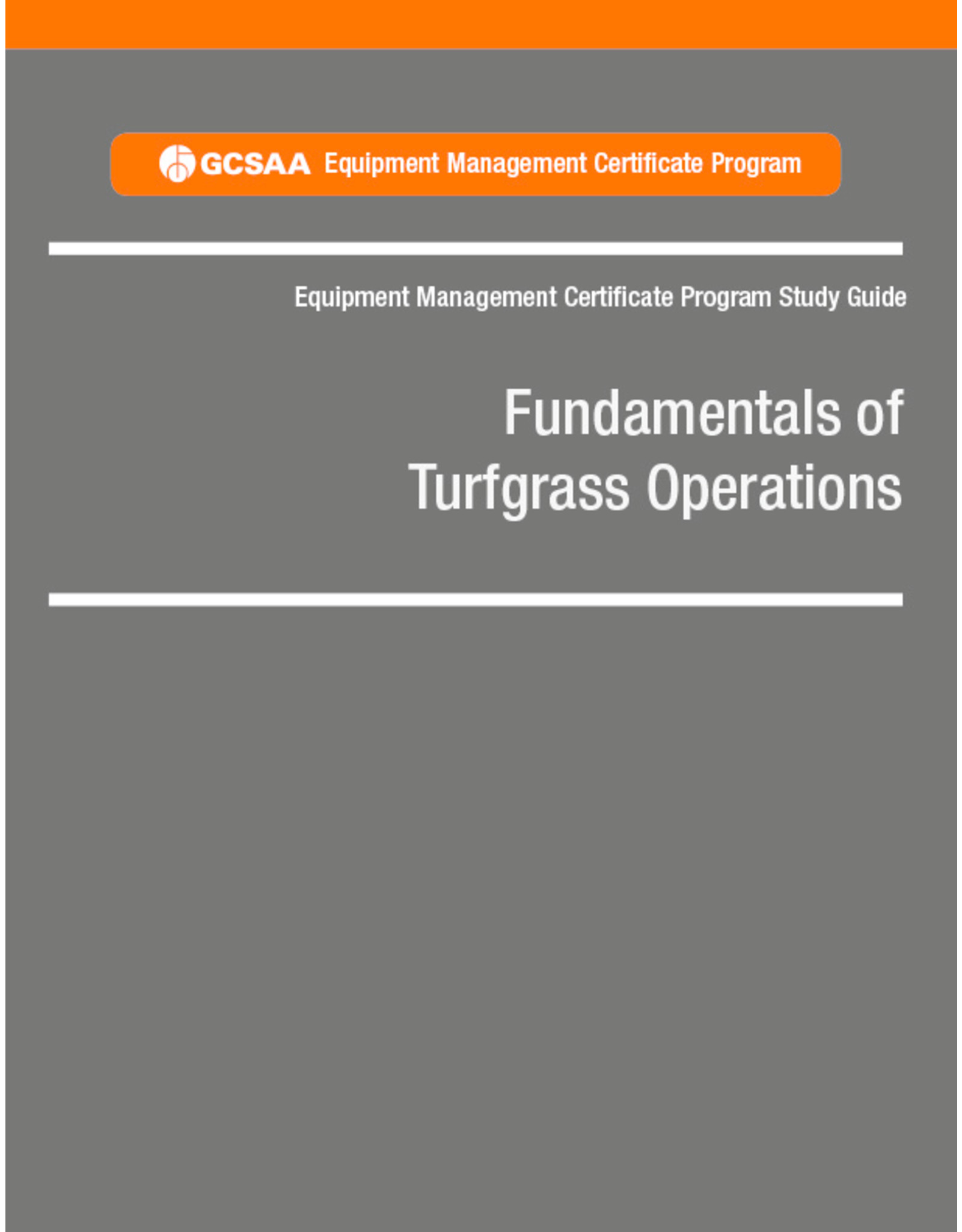 Fundamentals of Turfgrass Operation