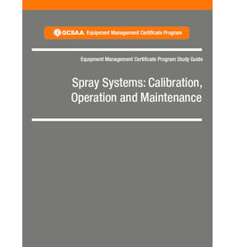 Spray Systems: Calibration, Operation and Maintenance